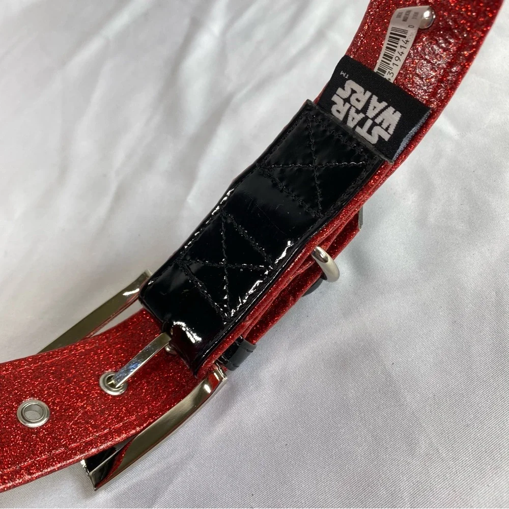 Petco Star Wars Darkside Dog Collar Darth Vader Red Stud Charm XXL/XXXL